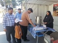 برپایی موکب عزاداری به مناسبت شهادت حضرت امام جعفر صادق (ع)