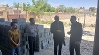 بازدید سرپرست بیمارستان از پروژه سوختگی
